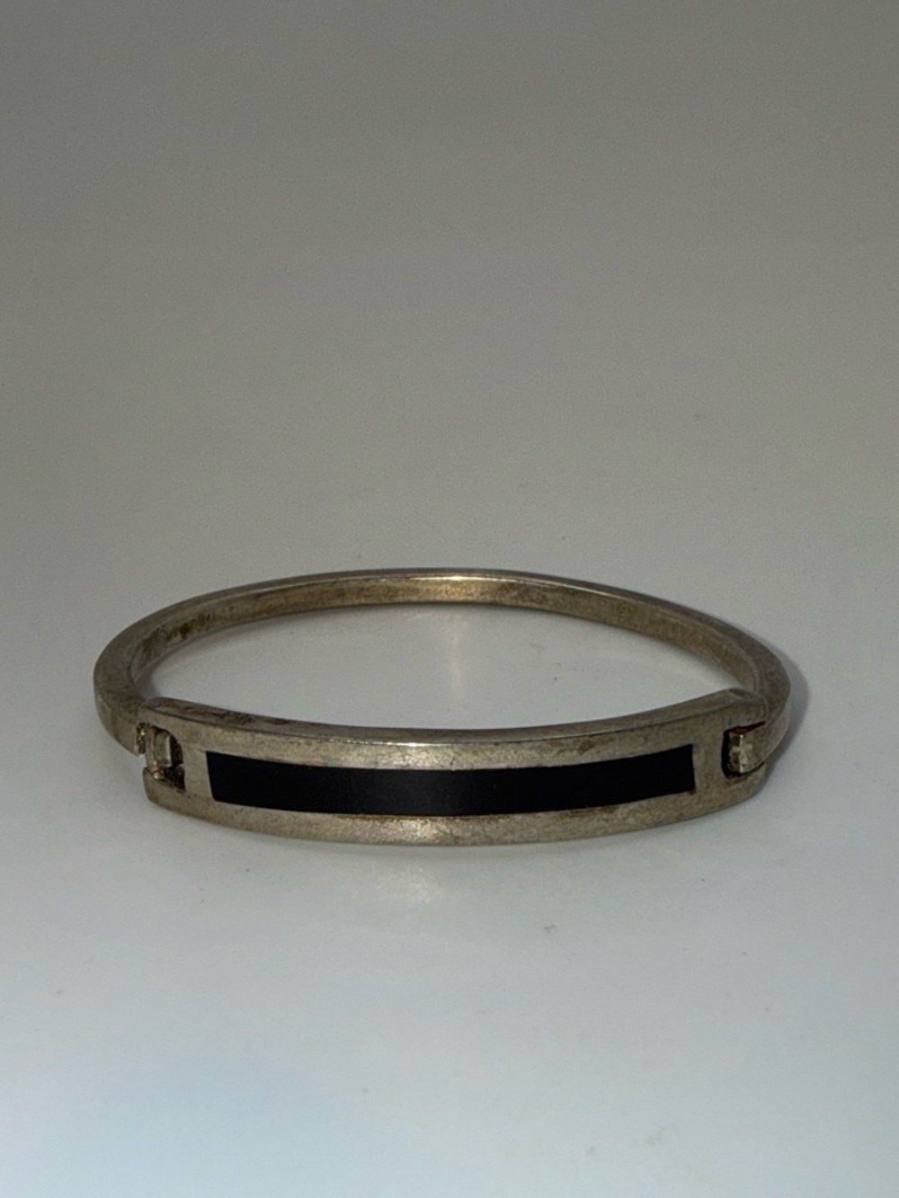 Vintage Alpaca Hinge Bracelet ( Small Fit )